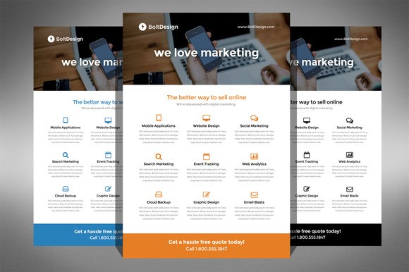 1 Page Flyer Template Ktunesound Document One Brochure