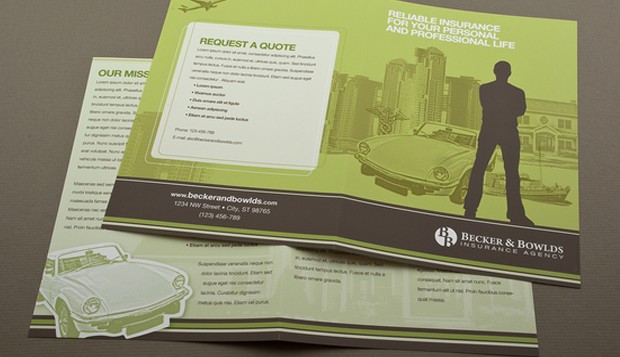 10 Fabulous Insurance Agency Brochure Templates In 2016 Document Samples