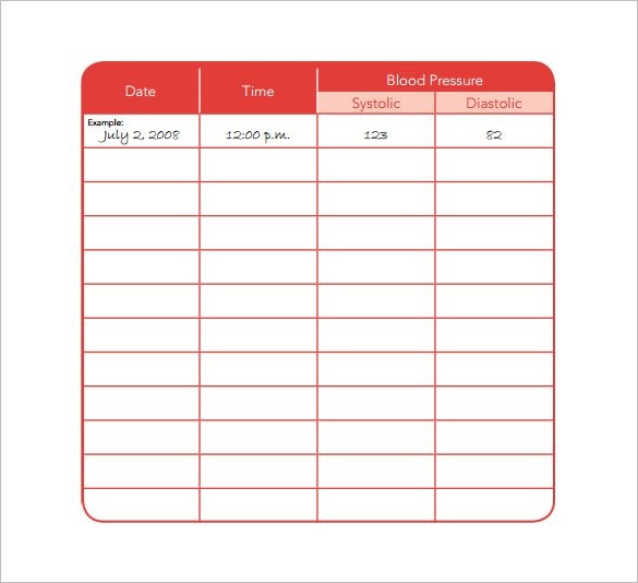 10 Medication Chart Template Free Sample Example Format Document Blood Pressure