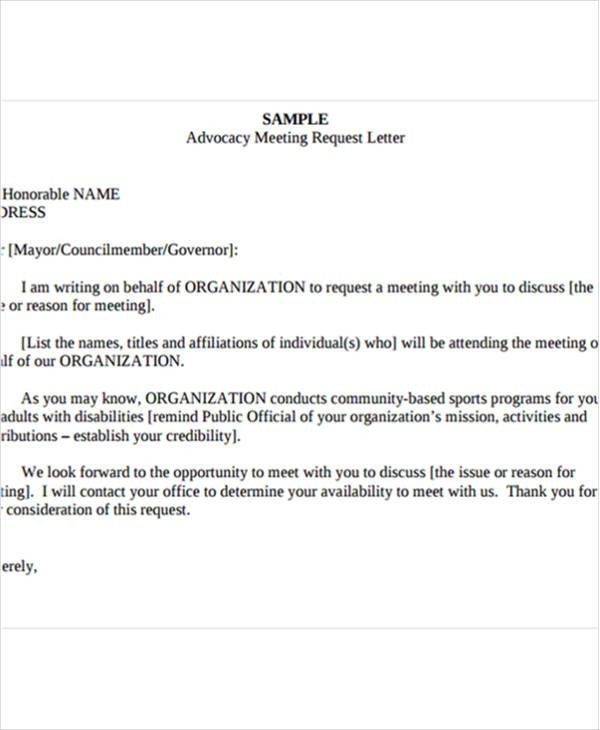 10 Meeting Appointment Letter Templates PDF DOC Free Premium Document Request Email Template