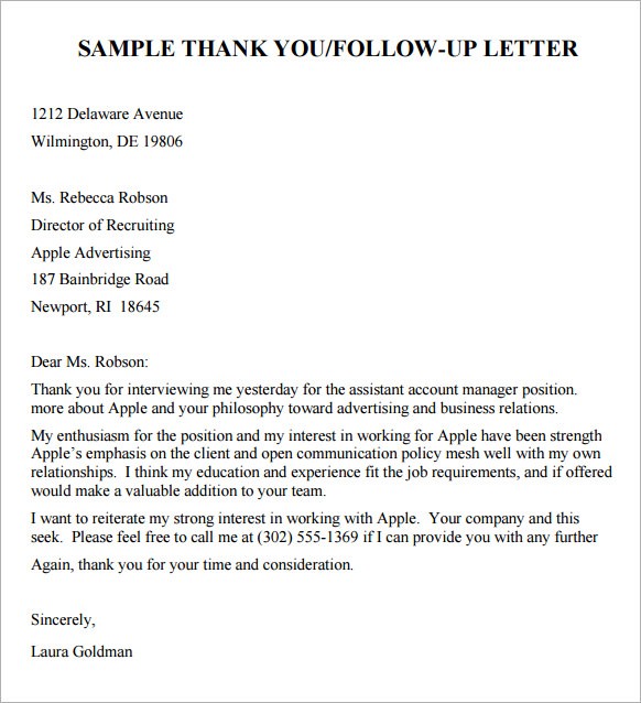 10 Sample Follow Up Email After Interview PDF DOC Document Followup