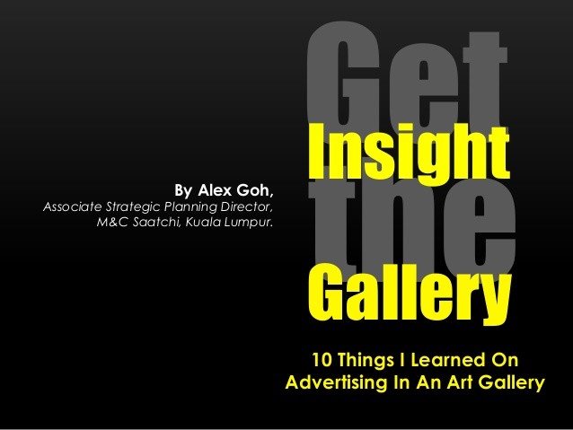 10 Things I Learned On Advertising In An Art Gallery Document