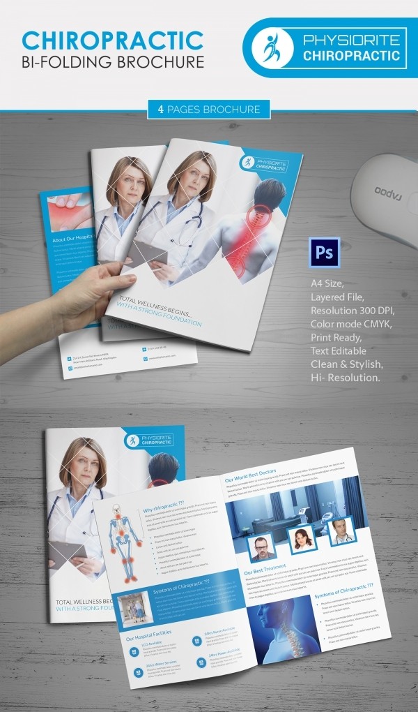 13 Best Chiropractic Brochure Templates PSD Designs Free Document