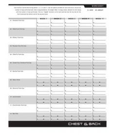 13 Best P90x Images On Pinterest Healthy Dieting Exercises And Document Worksheets Chest