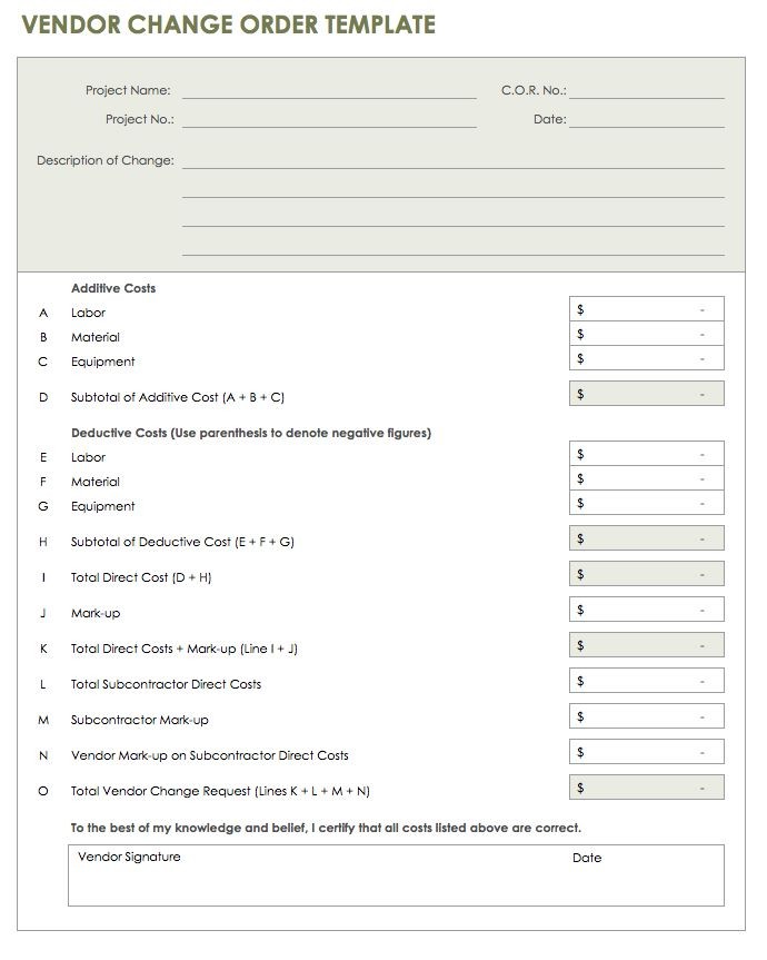 13 Free Vendor S Smartsheet Document Management Checklist