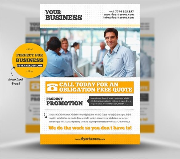 18 Fabulous Free Business Flyer Templates Premium Document New