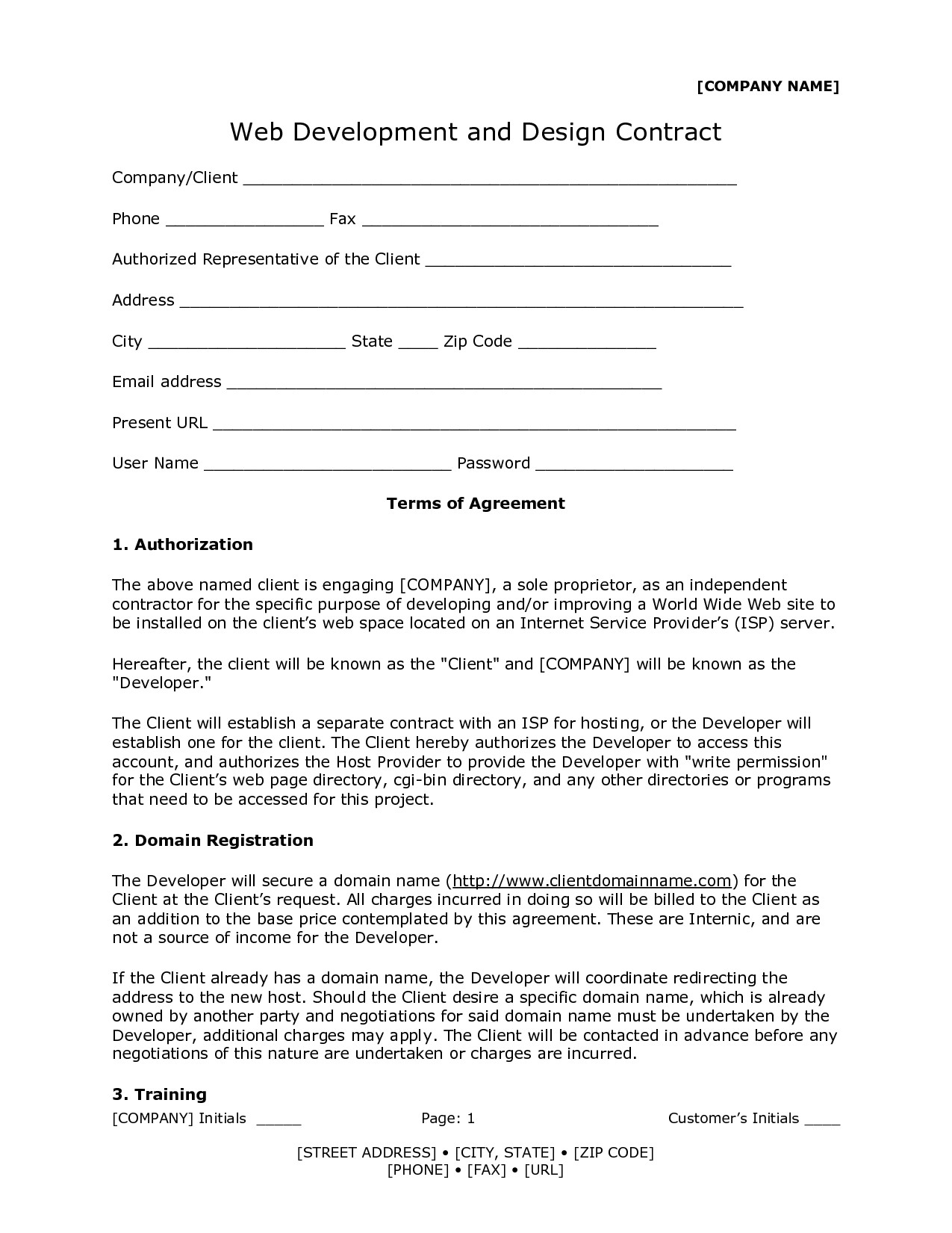 19 Design Agreement Template Images Interior Contract Document Graphic