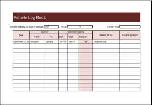 20 Editable Log Spreadsheet Templates For EXCEL Templateinn Document Vehicle Book Template Excel Free