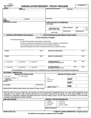 2011 2018 Form Acord 35 Fill Online Printable Fillable Blank Document Insurance Cancellation