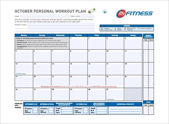 22 Workout Schedule Templates PDF DOC Free Premium Document Personal Training Plans