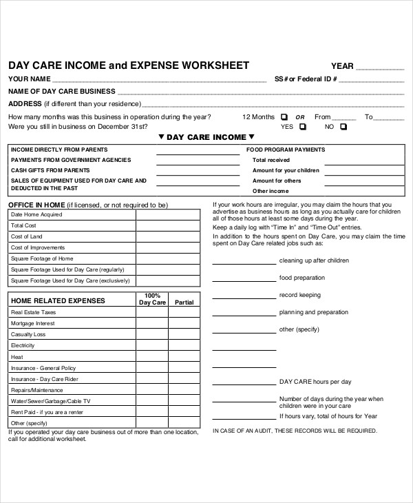 24 Expense Sheet Sample Free Premium Templates Document