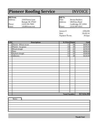 25 Free Service Invoice Templates Billing In Word And Excel Document Insurance Template