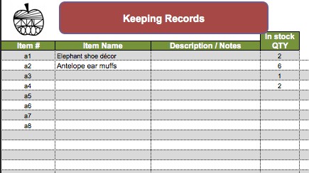 28 Images Of Excel Record Keeping Template Helmettown Com