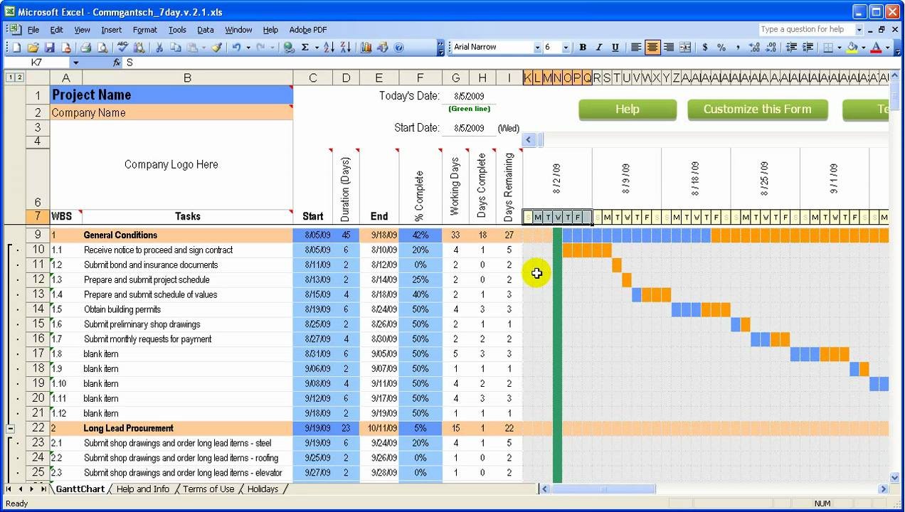 3 New Construction Schedules Using Excel Overview YouTube Document Schedule