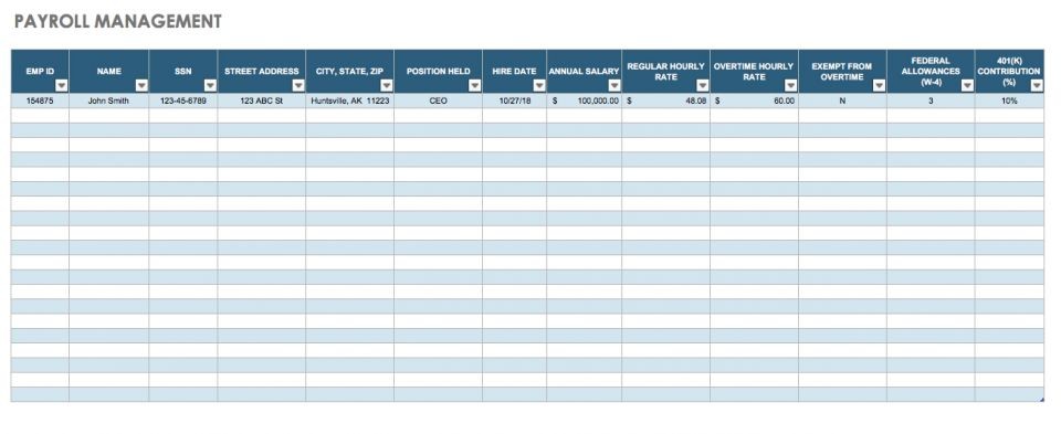 32 Free Excel Spreadsheet Templates Smartsheet Document Microsoft