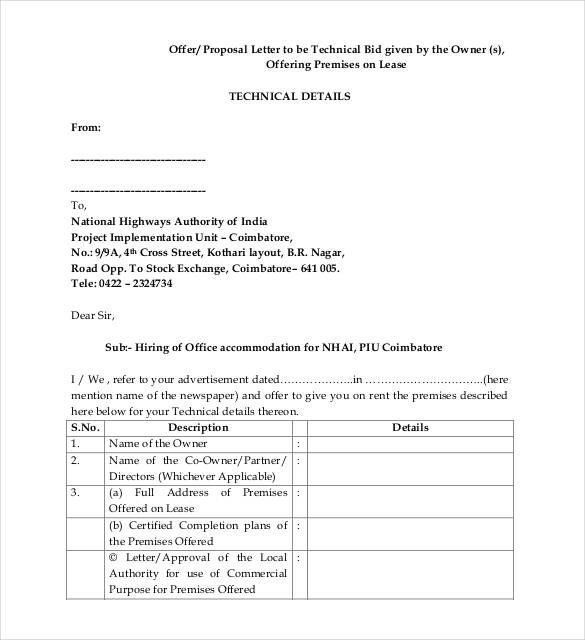 33 Proposal Letter Templates DOC PDF Free Premium Document