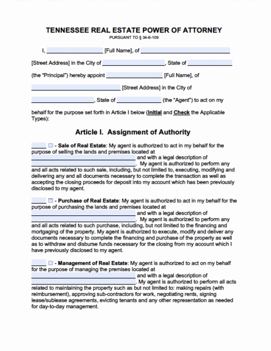 36 Fresh Gallery Of Bank America Power Attorney Form Document Durable
