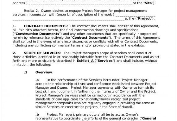40 Consulting Agreement Sample Document Project Management For Construction