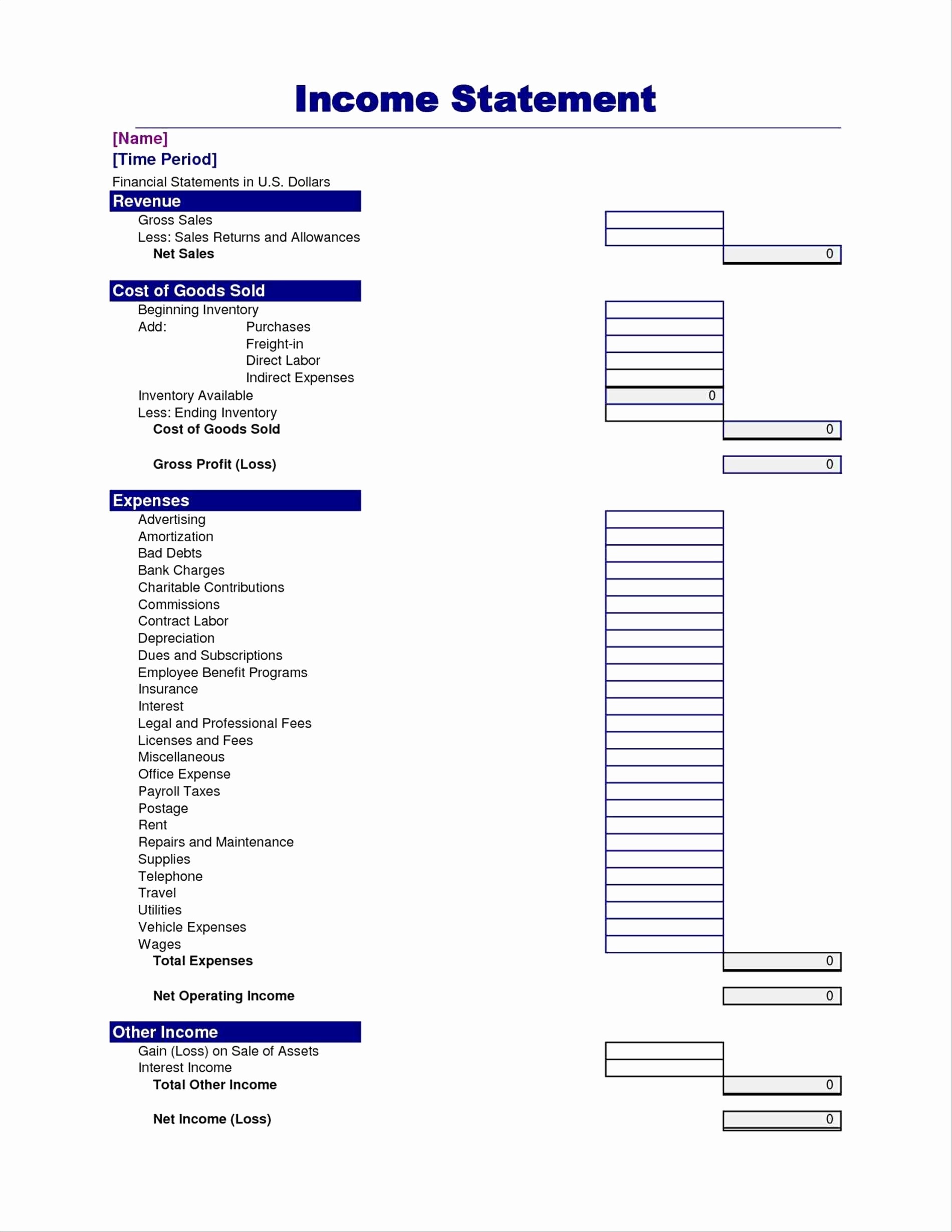 50 Awesome Business Income Worksheet Template DOCUMENT IDEAS