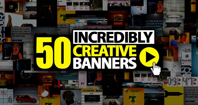 50 Incredibly Creative Online Banner Ads Document Award Winning