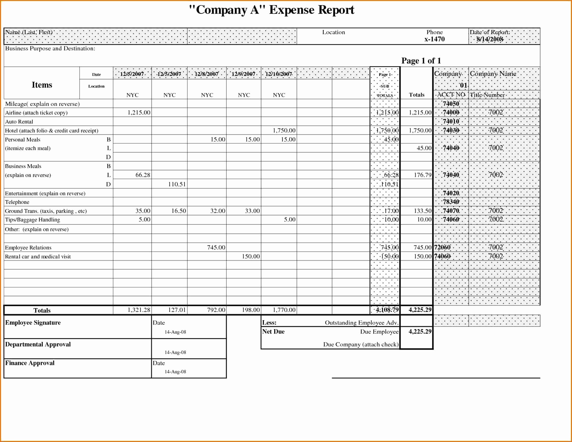 50 Luxury Excel Medical Expense Template DOCUMENTS IDEAS