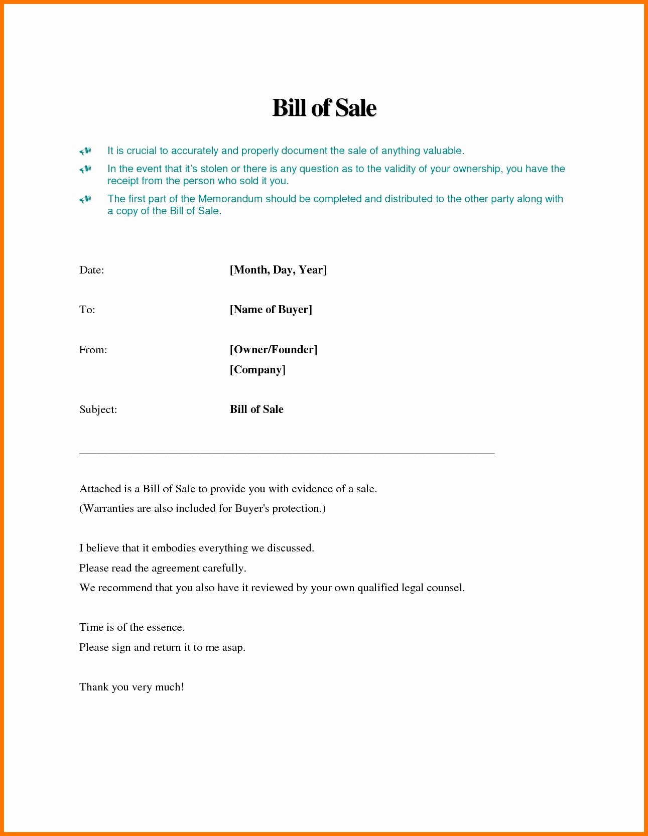 50 New Fake Bill Of Sale DOCUMENT IDEAS