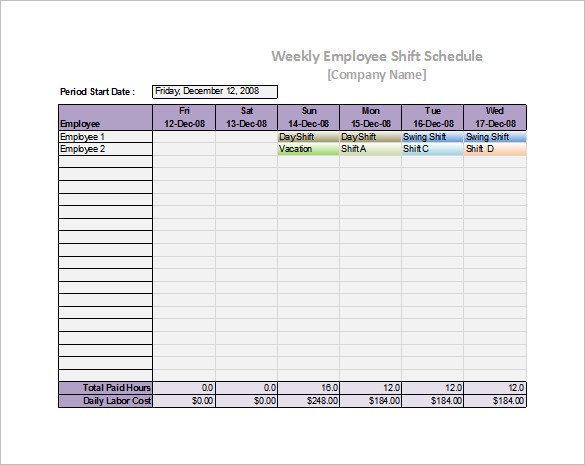 55 Schedule Templates Samples Word Excel PDF Free Premium Document Workback Template