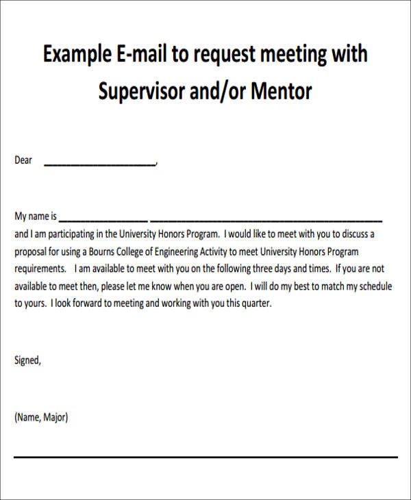 60 Meeting Invitation Templates Free Premium Document Invite Email Sample