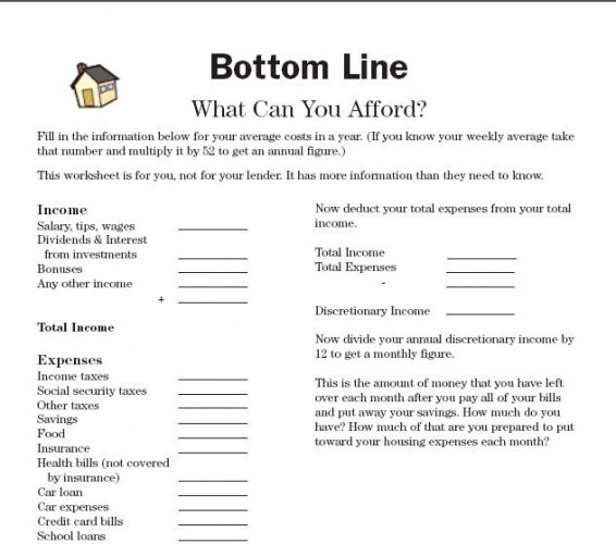7 Free Printable Budget Worksheets Document Dave