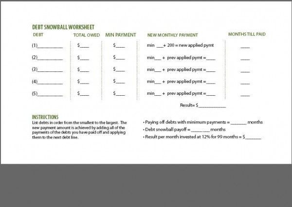 7 Free Printable Budget Worksheets Monthly Household Planning For Document Dave Ramsey