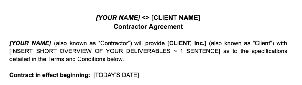 9 Freelance Contract Template Essentials To Stay Safe Free Document
