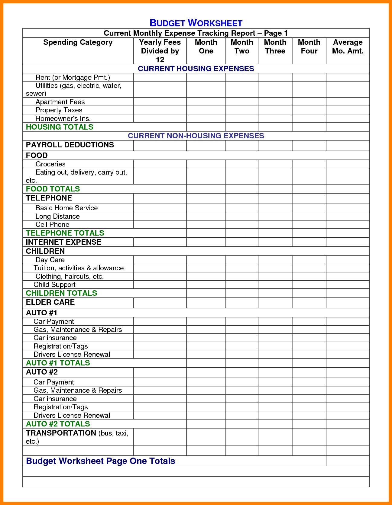 Accounting For Rental Property Spreadsheet And Construction Expenses