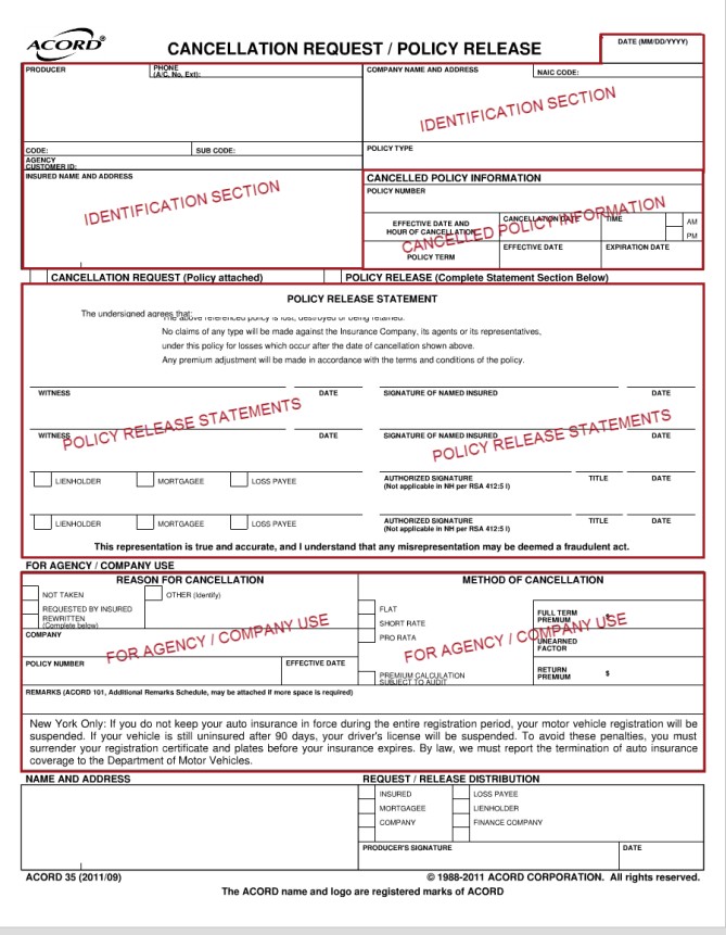 Acord Form 35 Sivan Crewpulse Co Document Printable