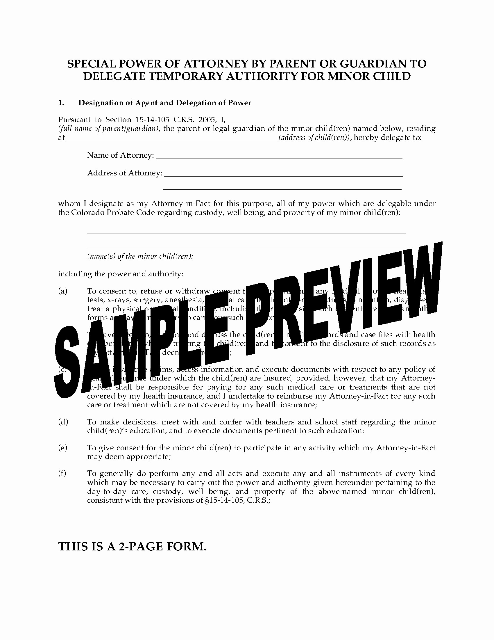 Adopt 200 Form Fresh Uniform Statutory Power Attorney Califor On Document