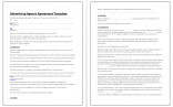 Advertising Agency Agreement Template Tips Guidelines Document Advertisement Sample