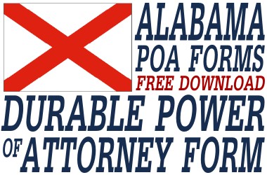 Alabama Durable Power Of Attorney Form Document