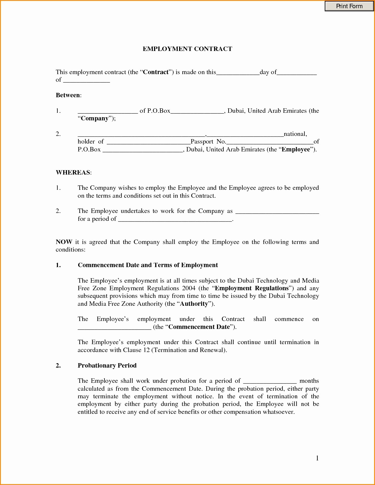Alarm Monitoring Contract Template Beautiful Document