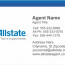 Allstate Bc 3 Insurance Business Cards Templates Ordering Document All State Card