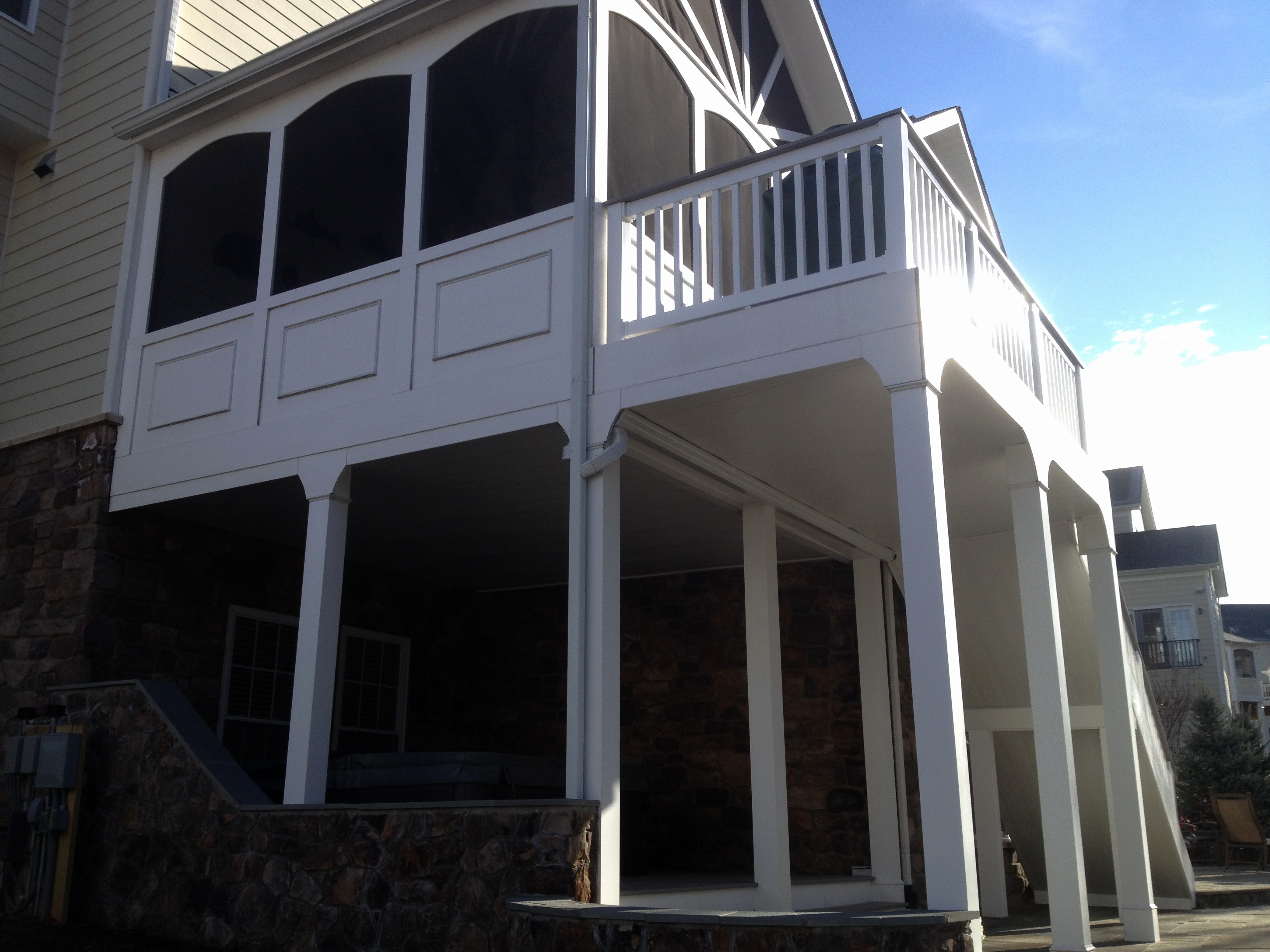 American Exteriors And Masonry Llc Best Of Under Deck Dry Space