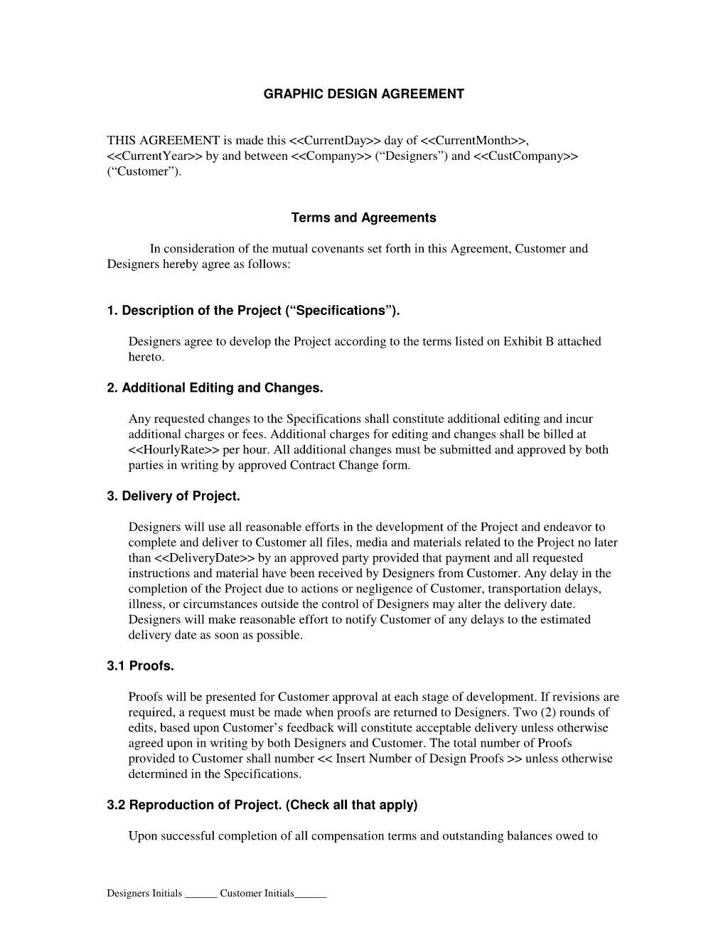 Applying For A New Job With Freelance Graphic Design Contract Document Agreement