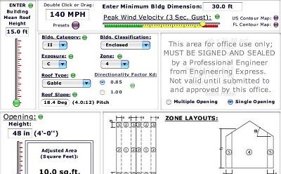ASCE 7 05 Wind Pressure Calculator USES FLASH Engineering Express Document Asce 10 Load