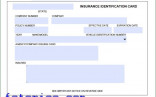Auto Insurance Card Template Free Download Document Car Cards