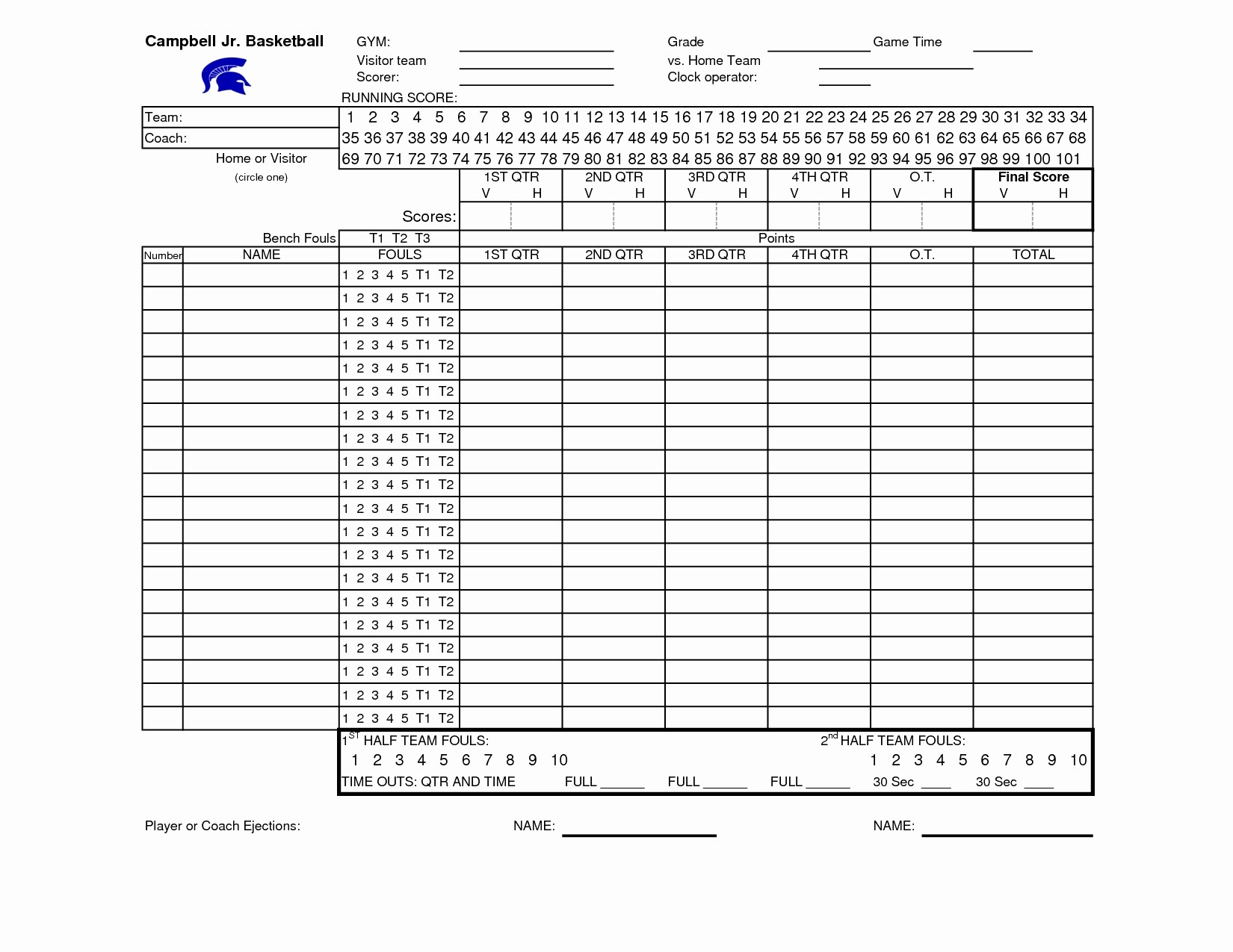Baseball Stat Sheet Template Unique Document