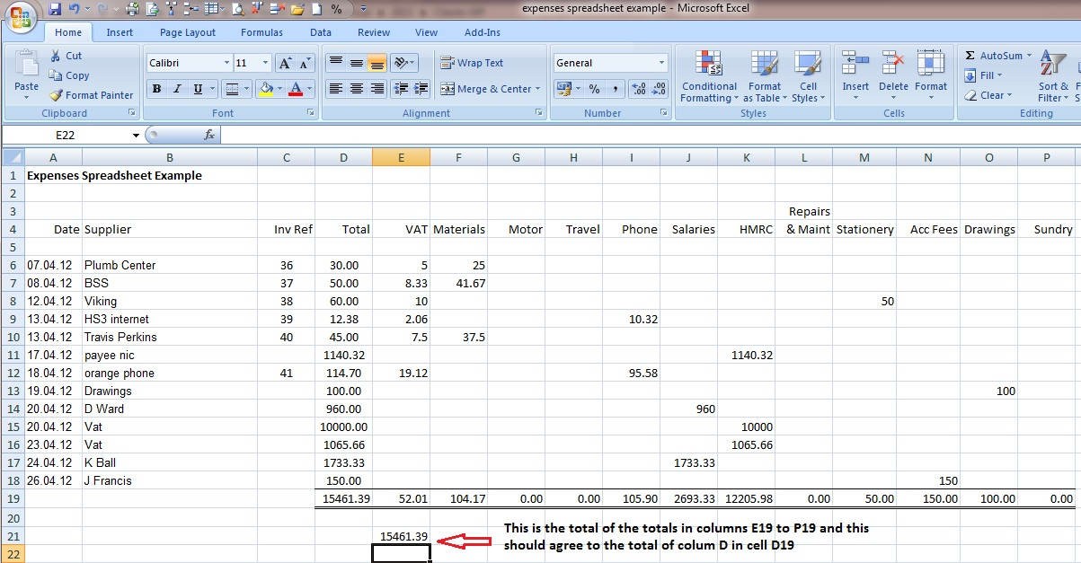 Basic Accounting Spreadsheet For Small Business As Budget Document