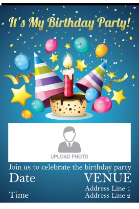 Birthday Invitation Cards Personalized Card Document Online