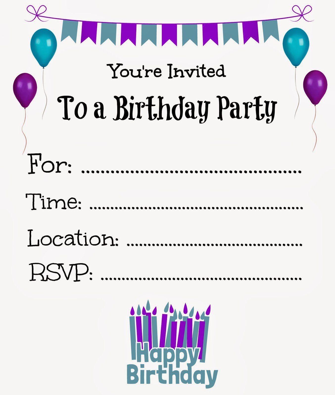 Birthday Invitations S Online Template In Document Invitation