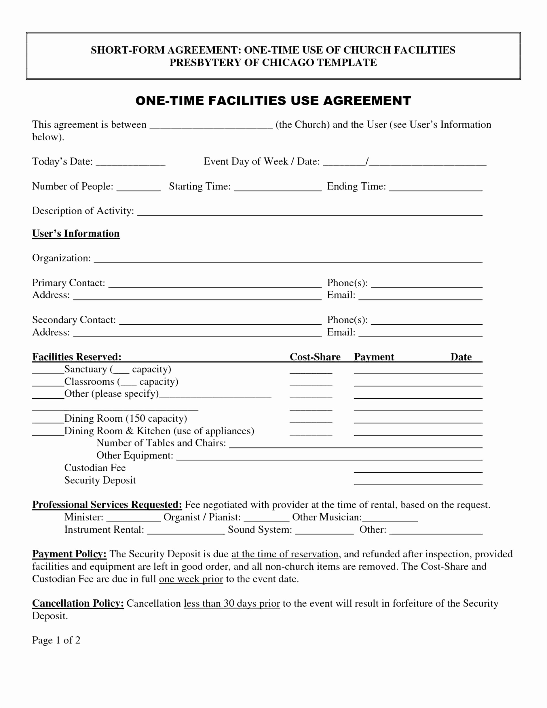 Boat Rental Agreement Contract Lovely Template Document