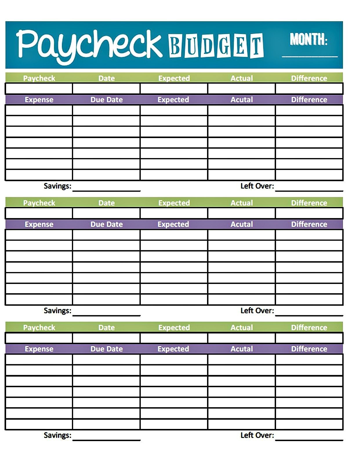 Bonfires And Wine Livin Paycheck To Free Printable Document Budget