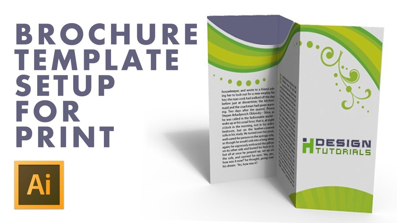 Brochure Template Setup For Print In Adobe Illustrator YouTube Document Templates