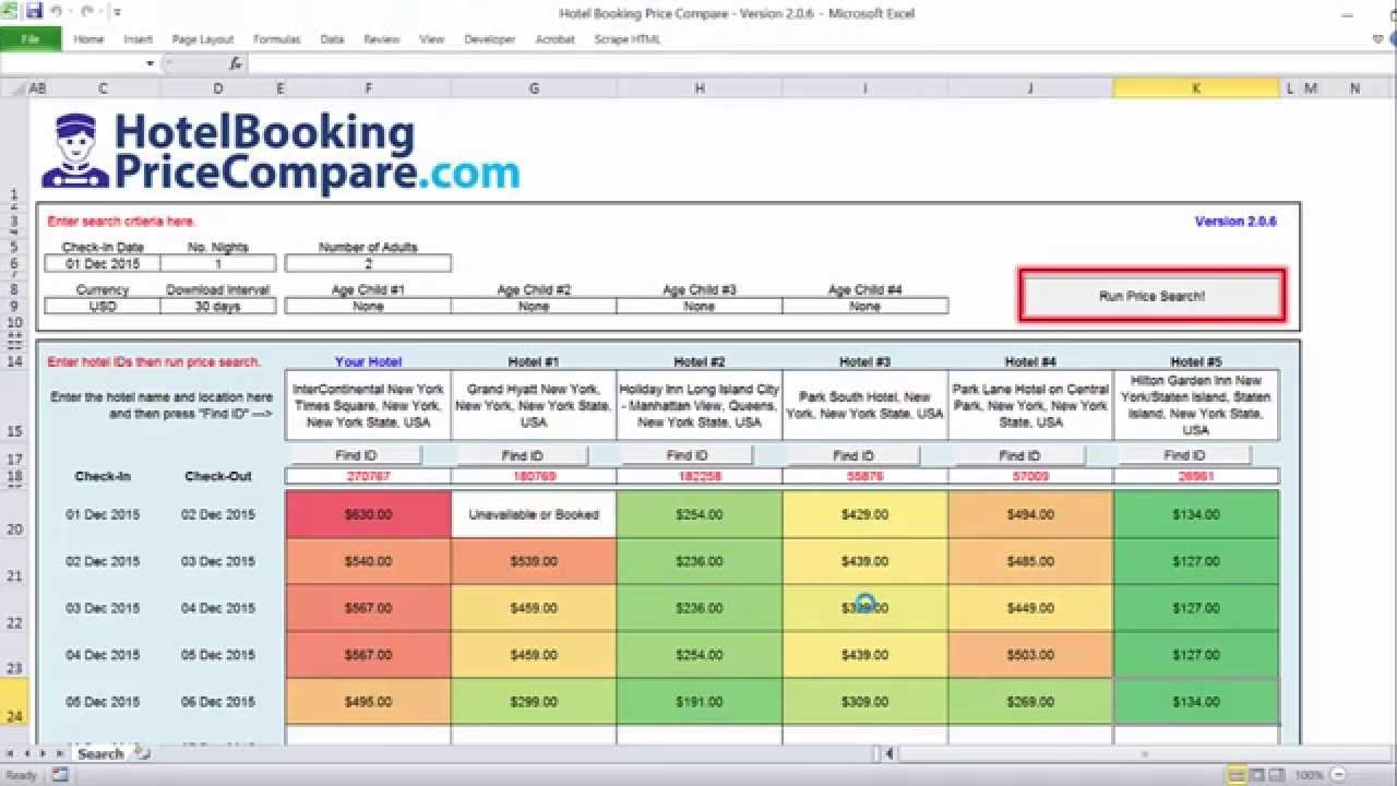 Bulk Hotel Price Compare Tool Increase Occupancy And RevPAR YouTube Document
